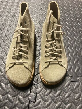 Birkenstock Bend Mid Decon Sneaker Size 41 N Leather Gray Taupe